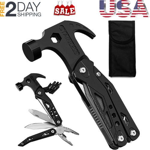 Stainless Steel Multifunctional Hammer – All in One Tool Mini Camping Hammer