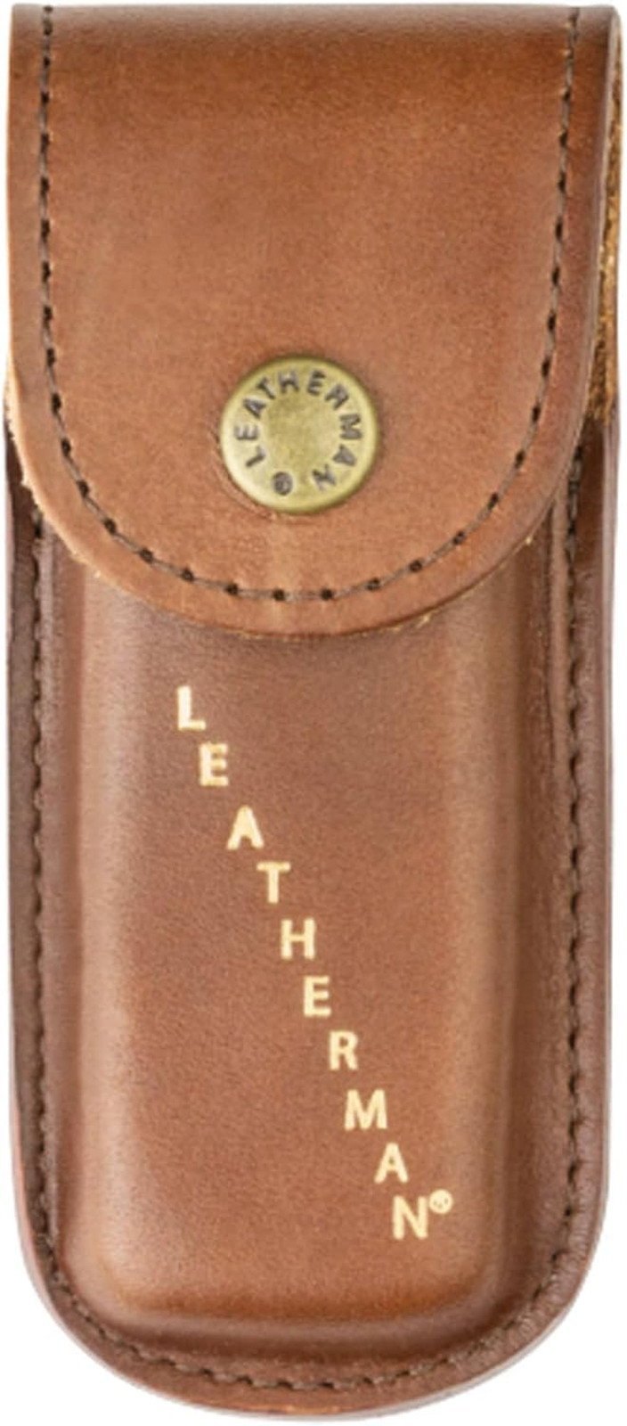 , Heritage Leather Snap Sheath for Multi-Tools, Brown, Small