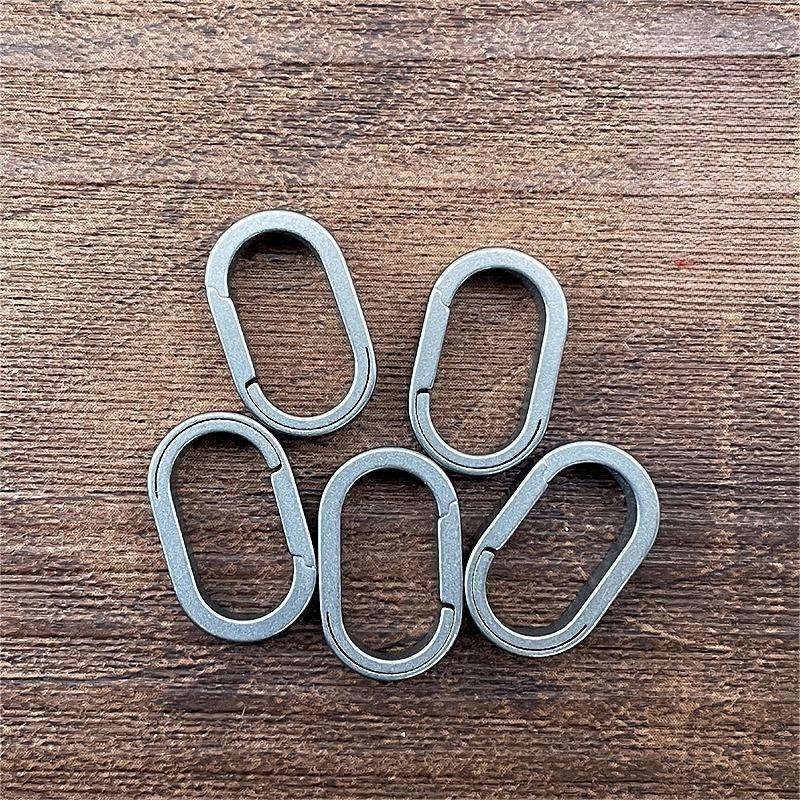 Pure Titanium Split Key Rings Keychain Split Rings Keyrings