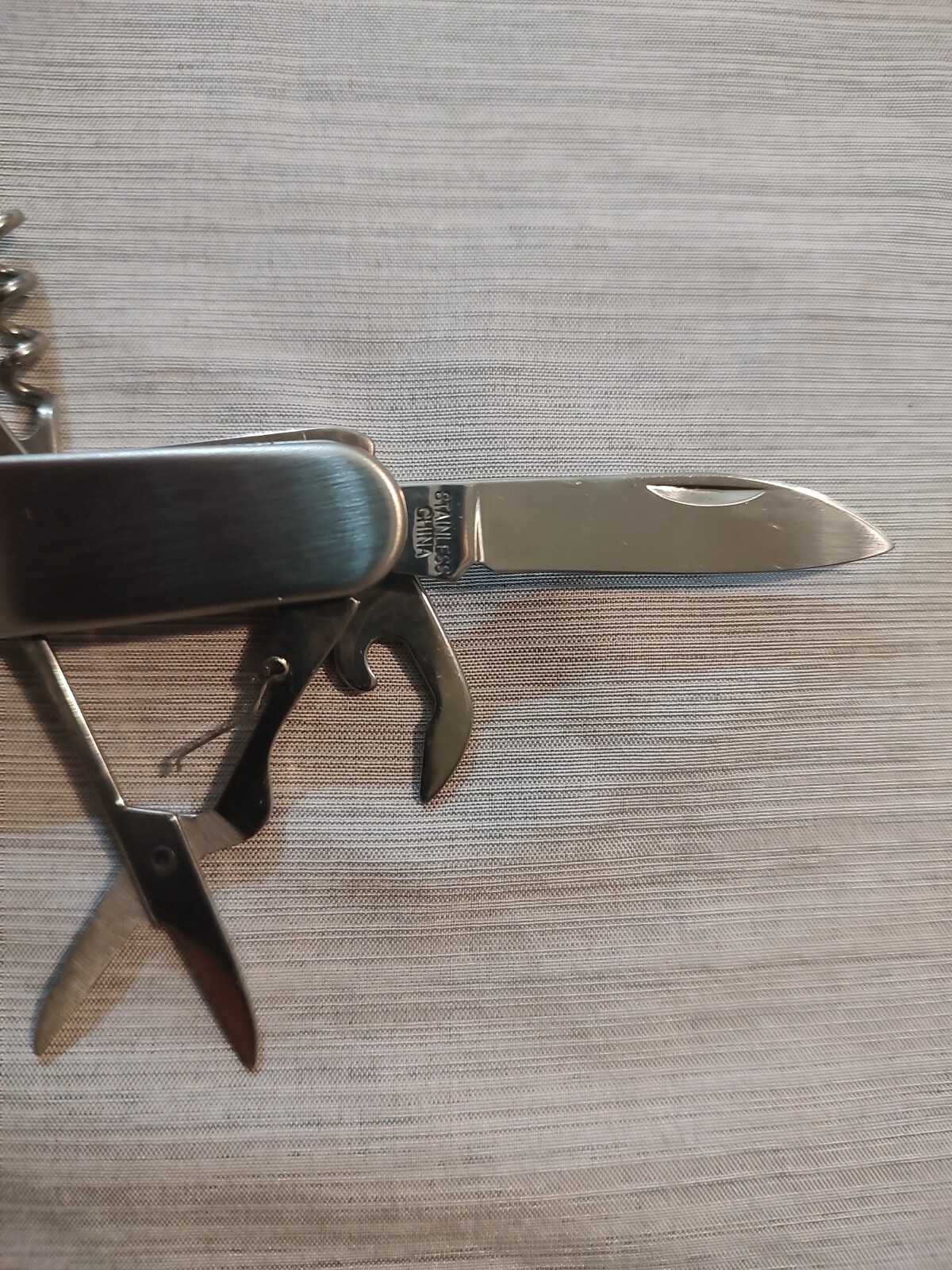 Multi Tool Pocket Knife Stainless China Seven Tools Keychain OBO