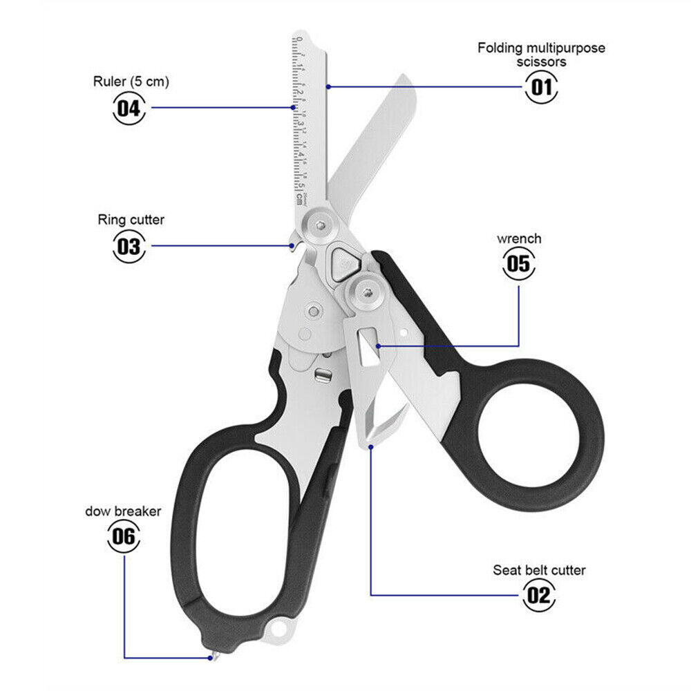 Folding Pliers Scissors Outdoor Plier First Aid Expert Tactical Shears Emergency
