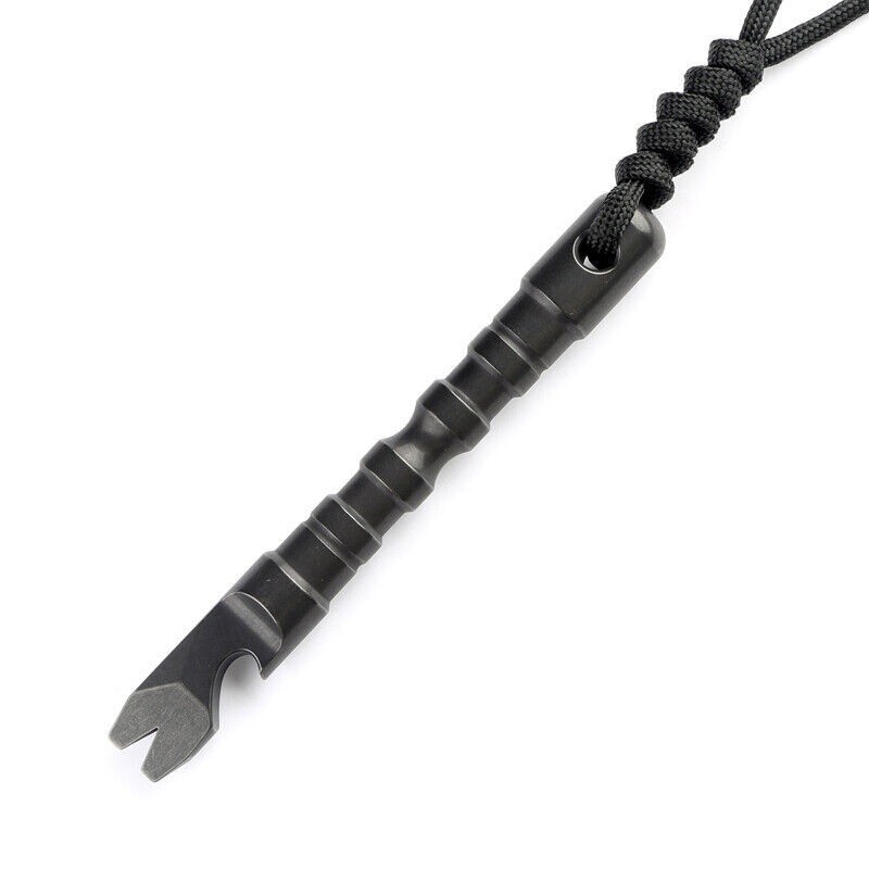 Titanium Crowbar Keychain Multi Functional Compact