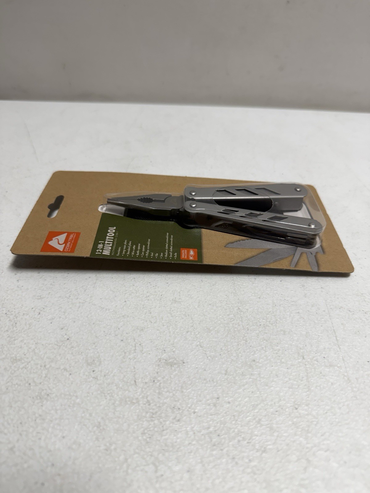 Ozark Trail 12 in 1 Multi-Tool Stainless Steel With Nylon Sheath New In Package
