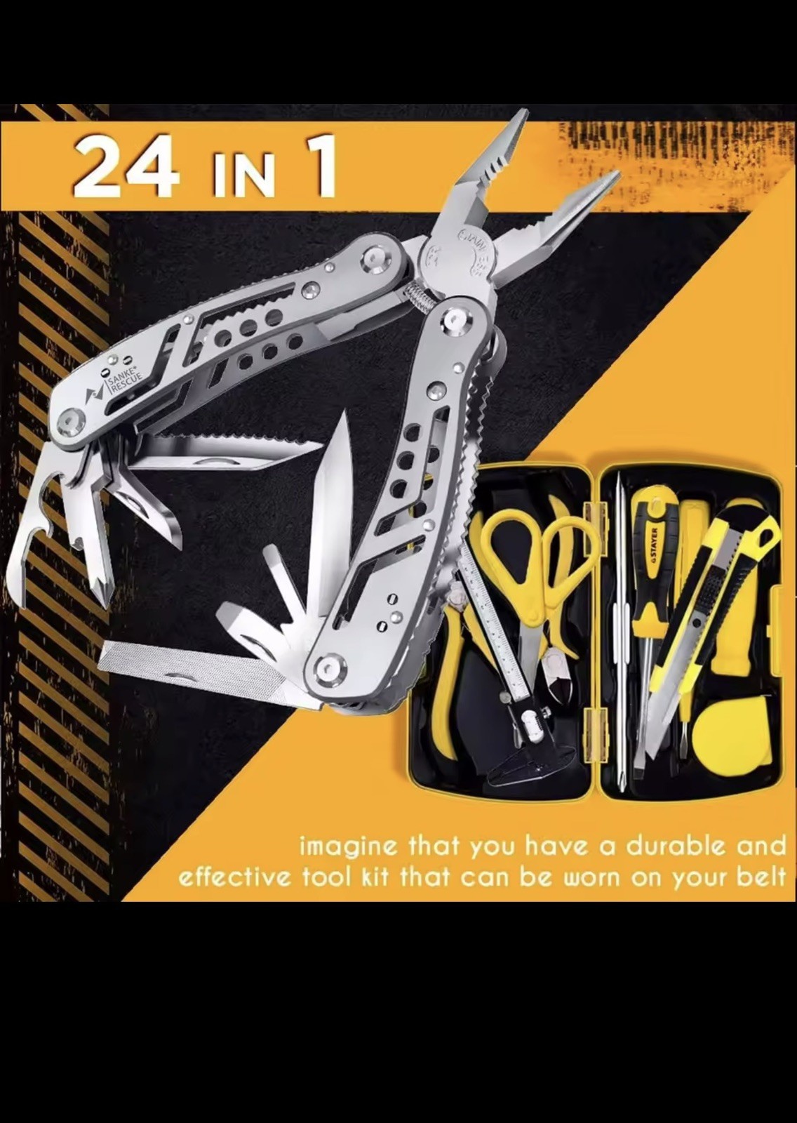 Multitool Plier Knife Screwdriver