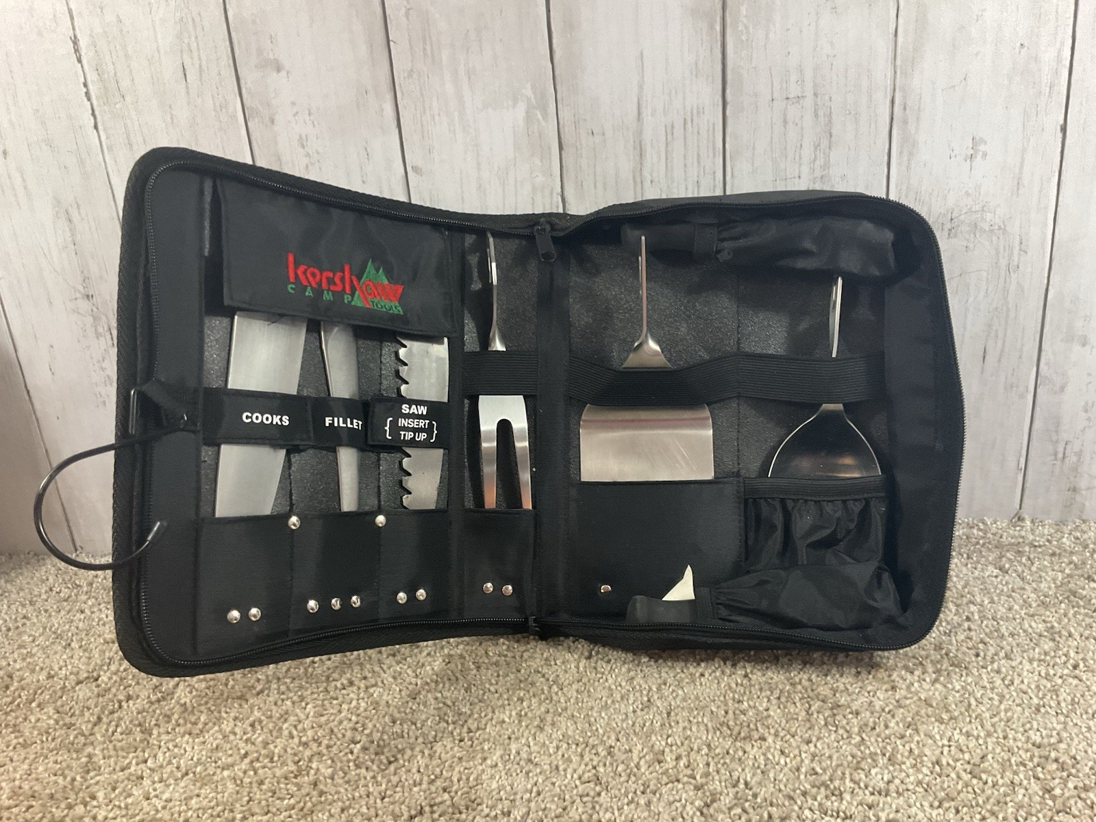 Kershaw Kai Camp Tool Utensils w/ Case Made in Japan Excellent