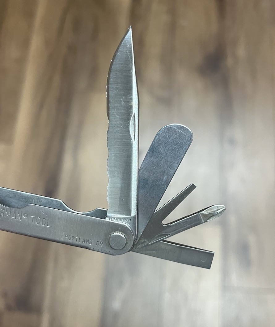 Leatherman Flair Multi Tool Folding Knife Corkscrew Rare 1999 Retired