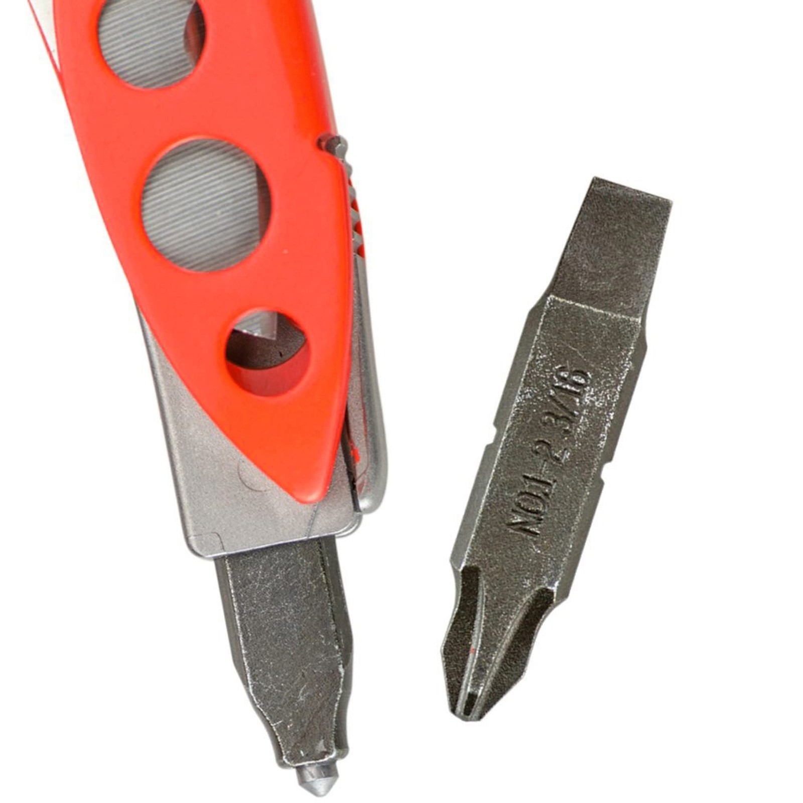 Skeletool RX Multitool with Serrated Knife and Glass Breaker, Red