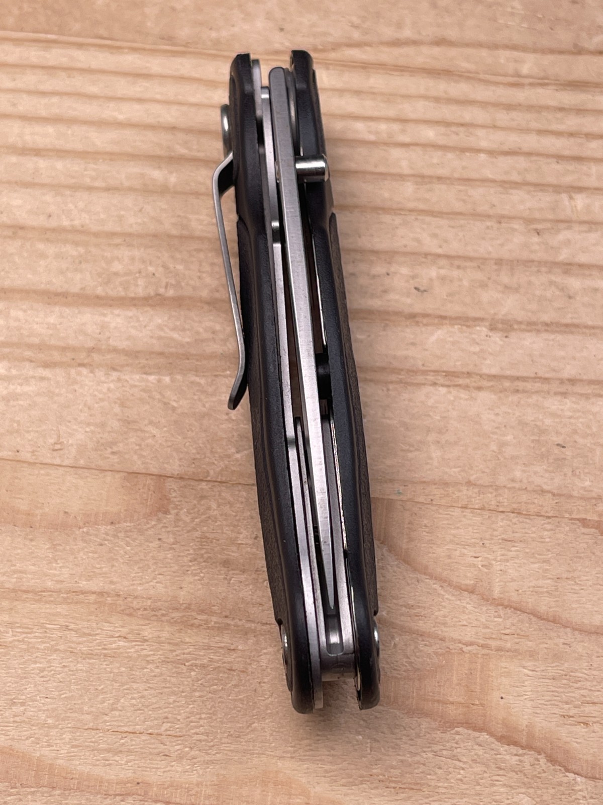 Leatherman E301 Satin Combo Edge w/Bottle Opener Clip Folding Pocket Knife