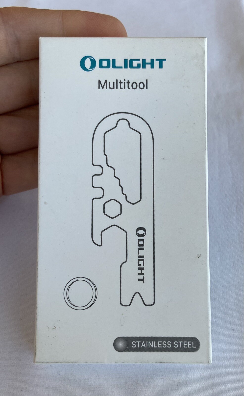 Olight Keychain Multitool, 420 Stainless Steel, Key Ring, Bottle Opener, Pry