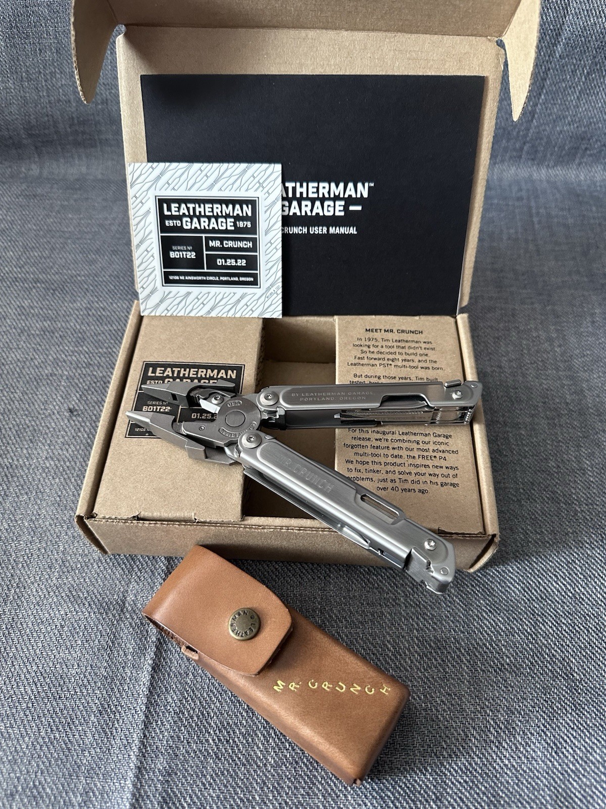 Leatherman Mr. Crunch Garage Edition Batch 001