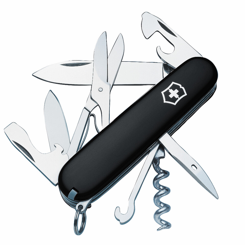 Victorinox Swiss Army Climber Black Pocket Knife | 14 Functions