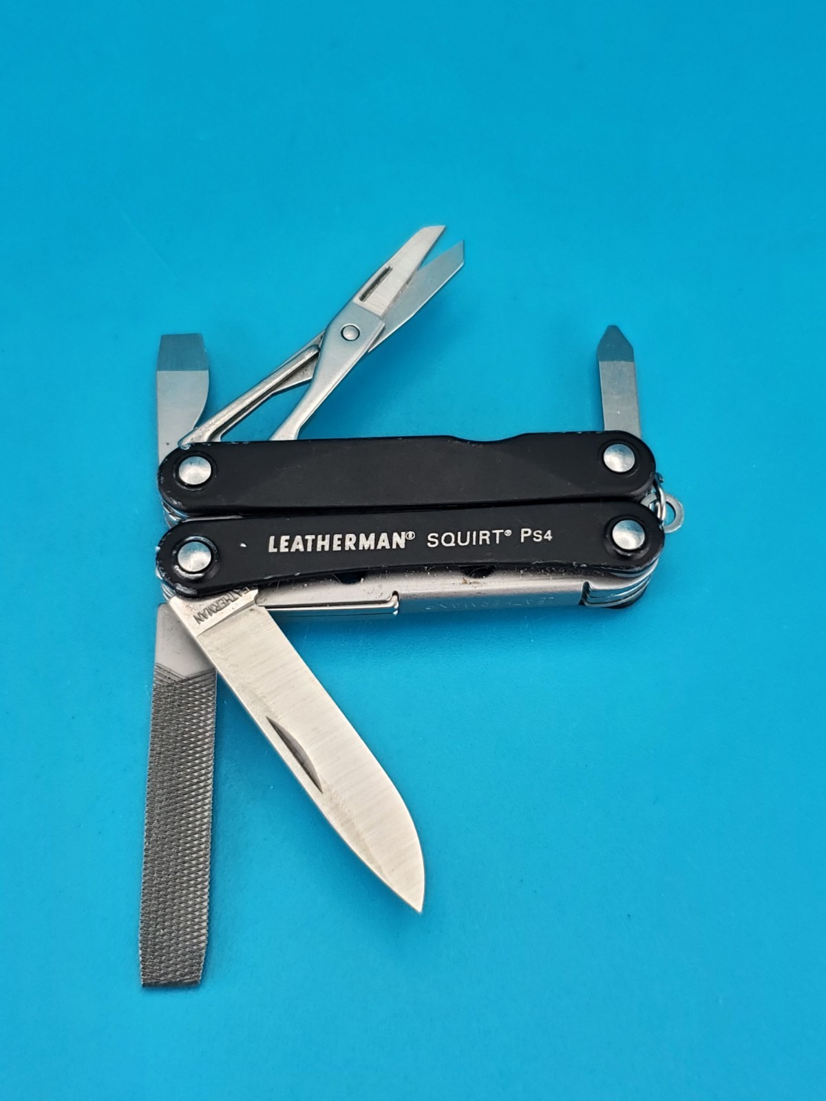 Leatherman SQUIRT PS4 Multi-Tool! BLACK! *MARIA E BRENNAN*