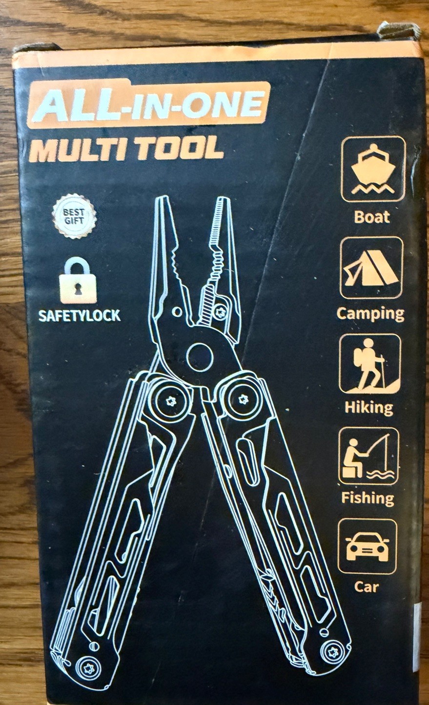Multi Tool Pliers 28-In-1 Stainless Steel W/ Knife, Saw Screwdriver Set New