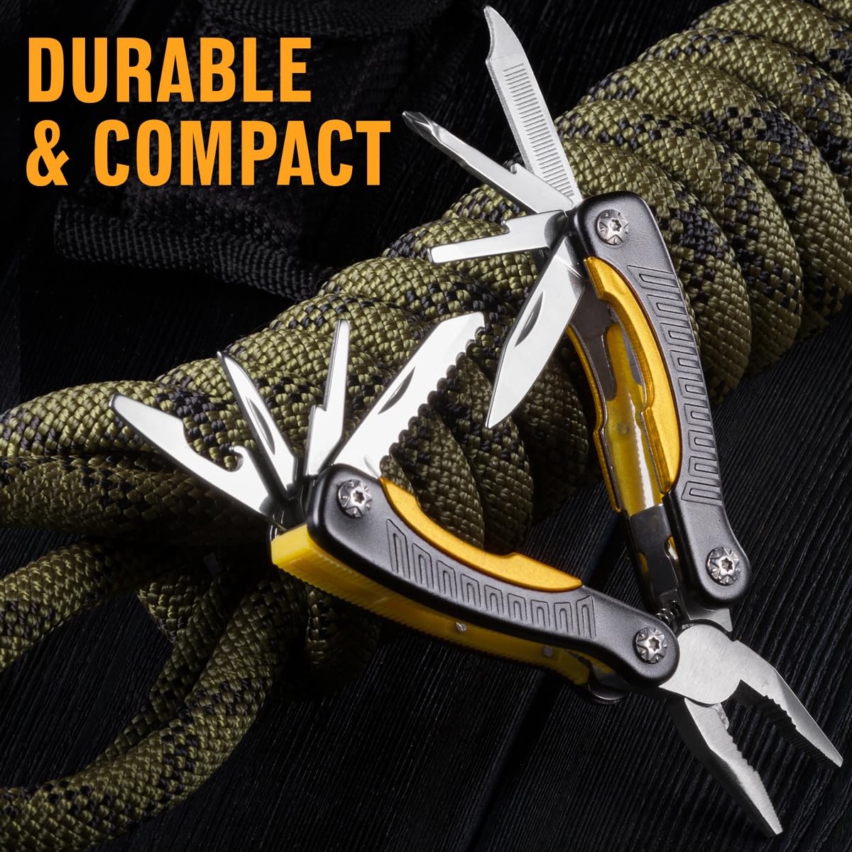 Mini Multitool Knife 12 in 1 Small Pocket Multi Tool with Knife and Pliers – …