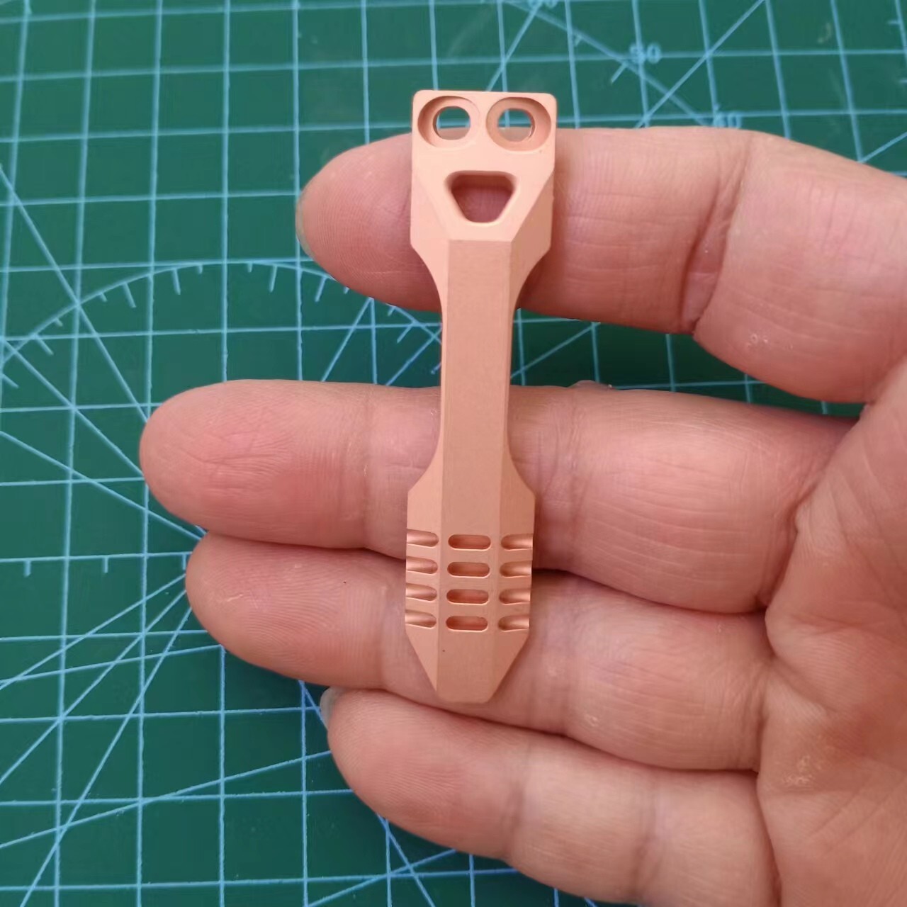1 Piece Red Copper Pocket Clip for Flashlight Tool Accessories