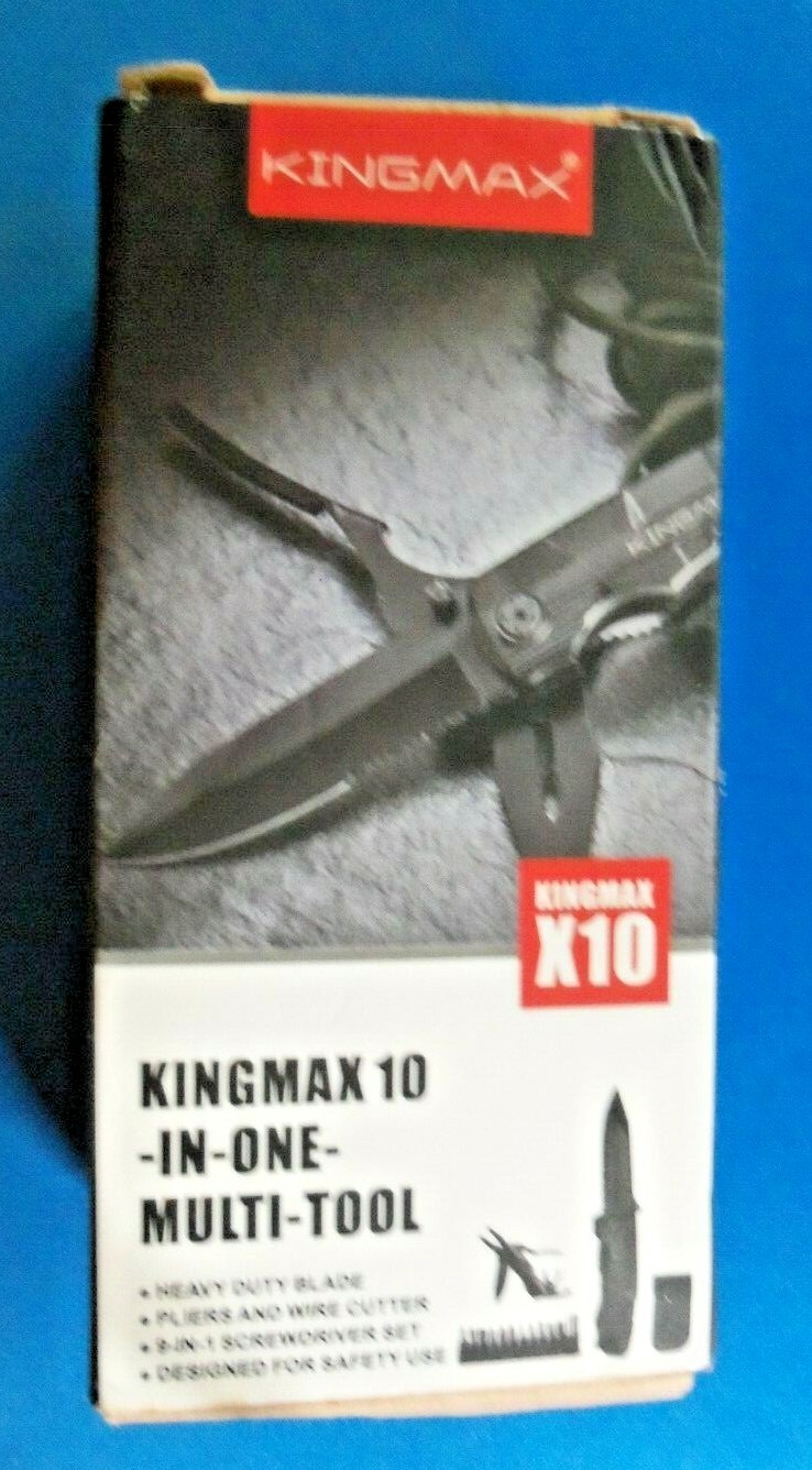 KINGMAX 10-in-One Tactical Multi Tool W/ Screw Driver Set T-36