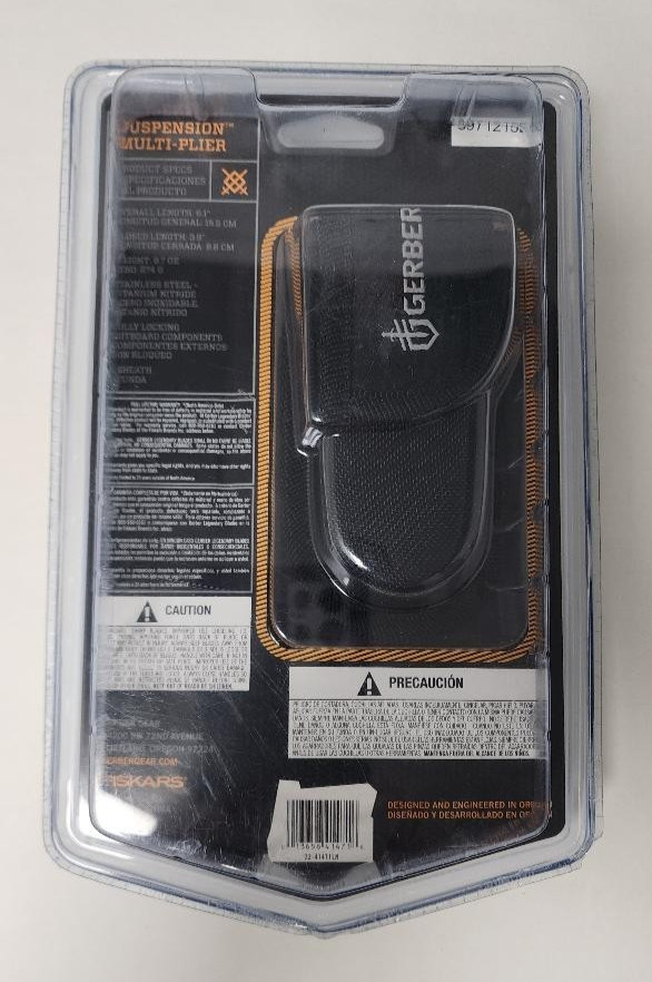 Gerber Suspension 12-in-1 Multi-Tool Stainless Steel Pocket Pliers W/ Sheath