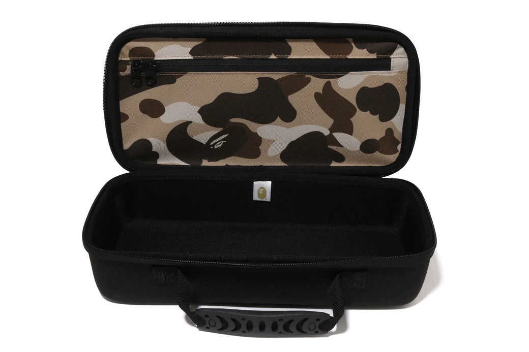 A BATHING APE Outdoor Camping Tool Box BAPE CAMO Pattern Green Authentic Japan