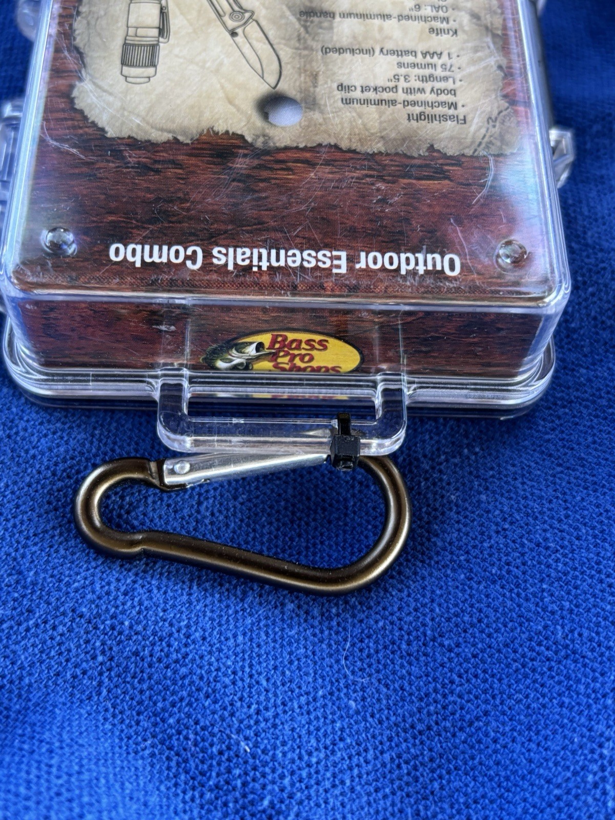 Bass Pro Shop Outdoor Essentials Knife/FlashLight Combo Set NEW