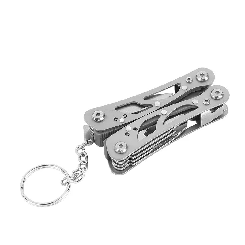 Heavy-Duty Multi-Tool Pliers with Folding Pocket Knife Stainless Steel Portable