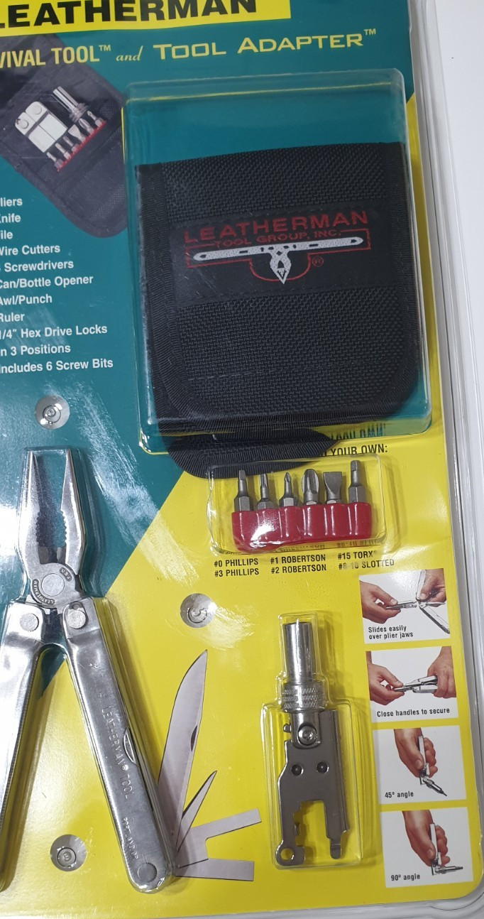 🔥🔥🔥🔥 Leatherman PST + Bits +Tool Adapter Set Collectable New In Blister Rare