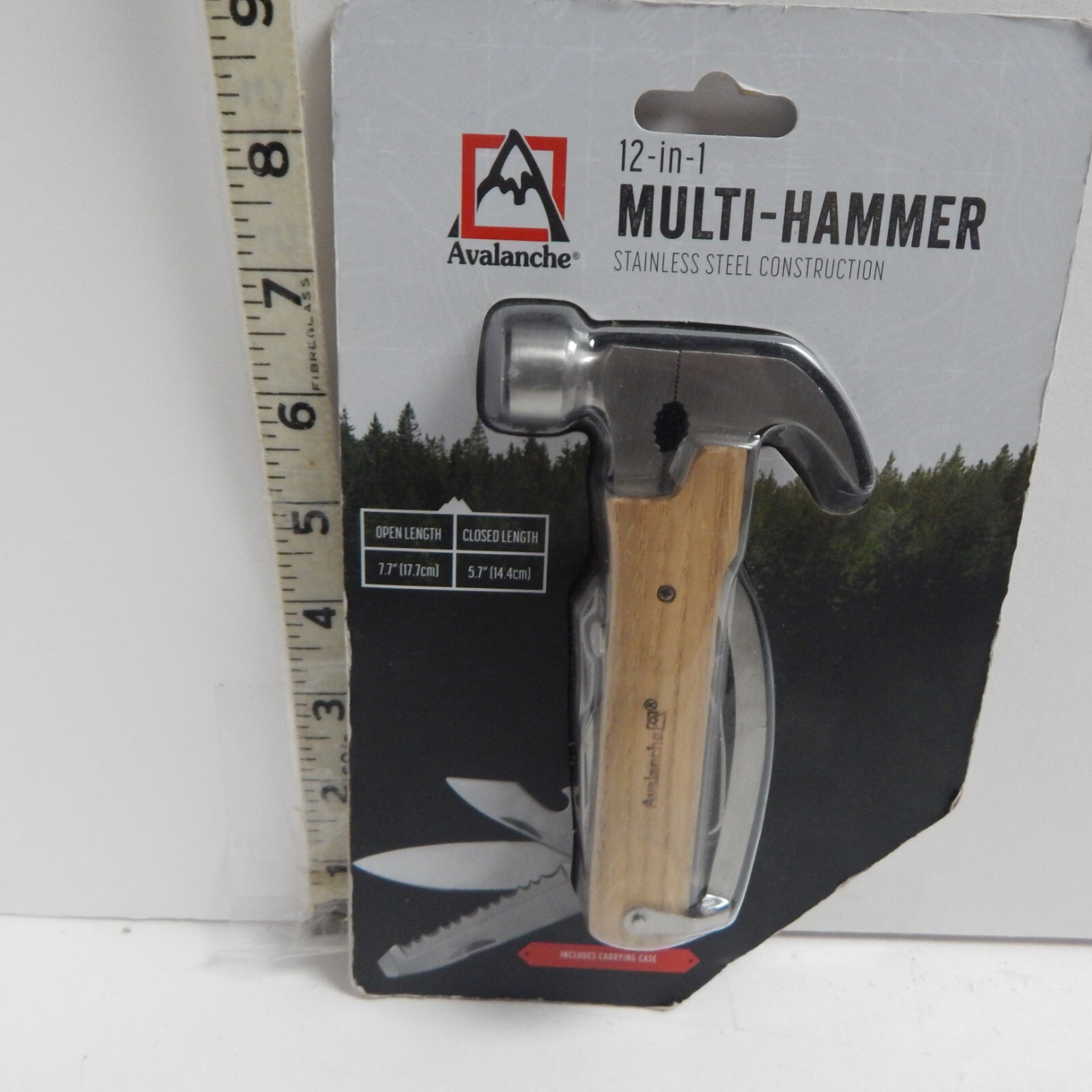 Avalanche 12-in-1 Multi Hammer Durable Construction w/Carrying Case New Unopened