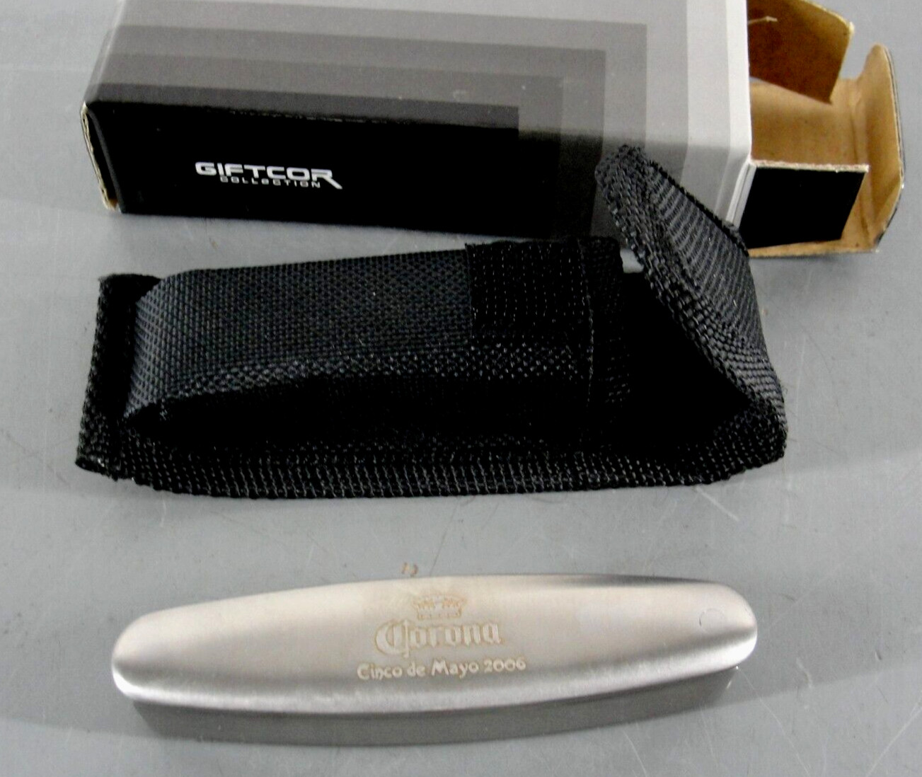 CORONA BEER CINCO DE MAYO 5 in 1 MULTI TOOL w/CASE 👑 SCISSORS PLIERS OPENER NEW