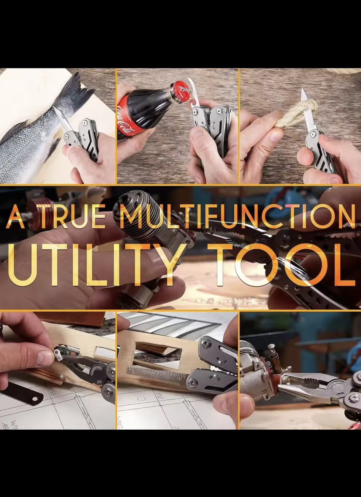 Multitool Plier Knife Screwdriver