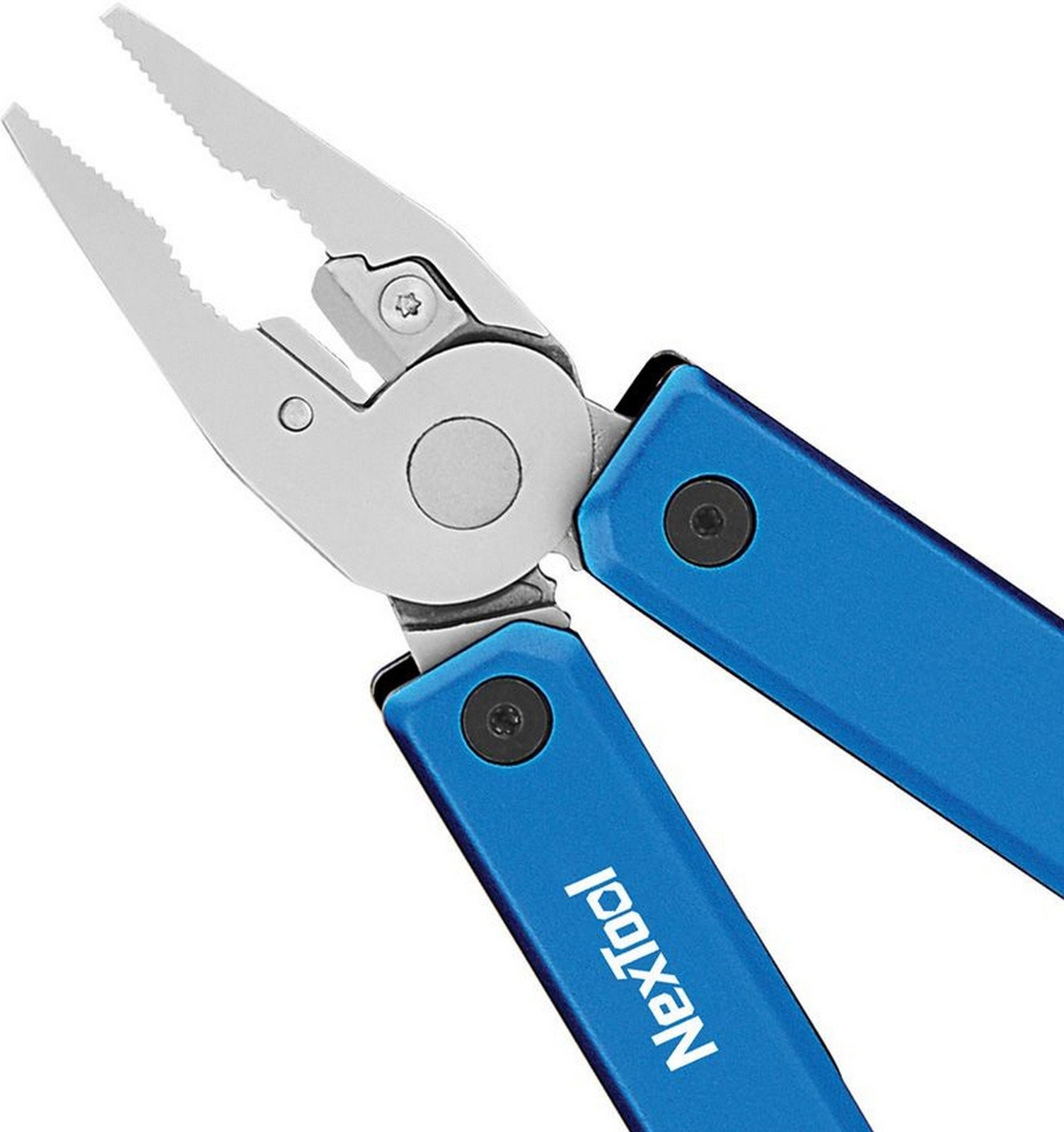 NexTool Gemini Multi Tool Blue Aluminum Handle W/ Nylon Storage Case – NE20406
