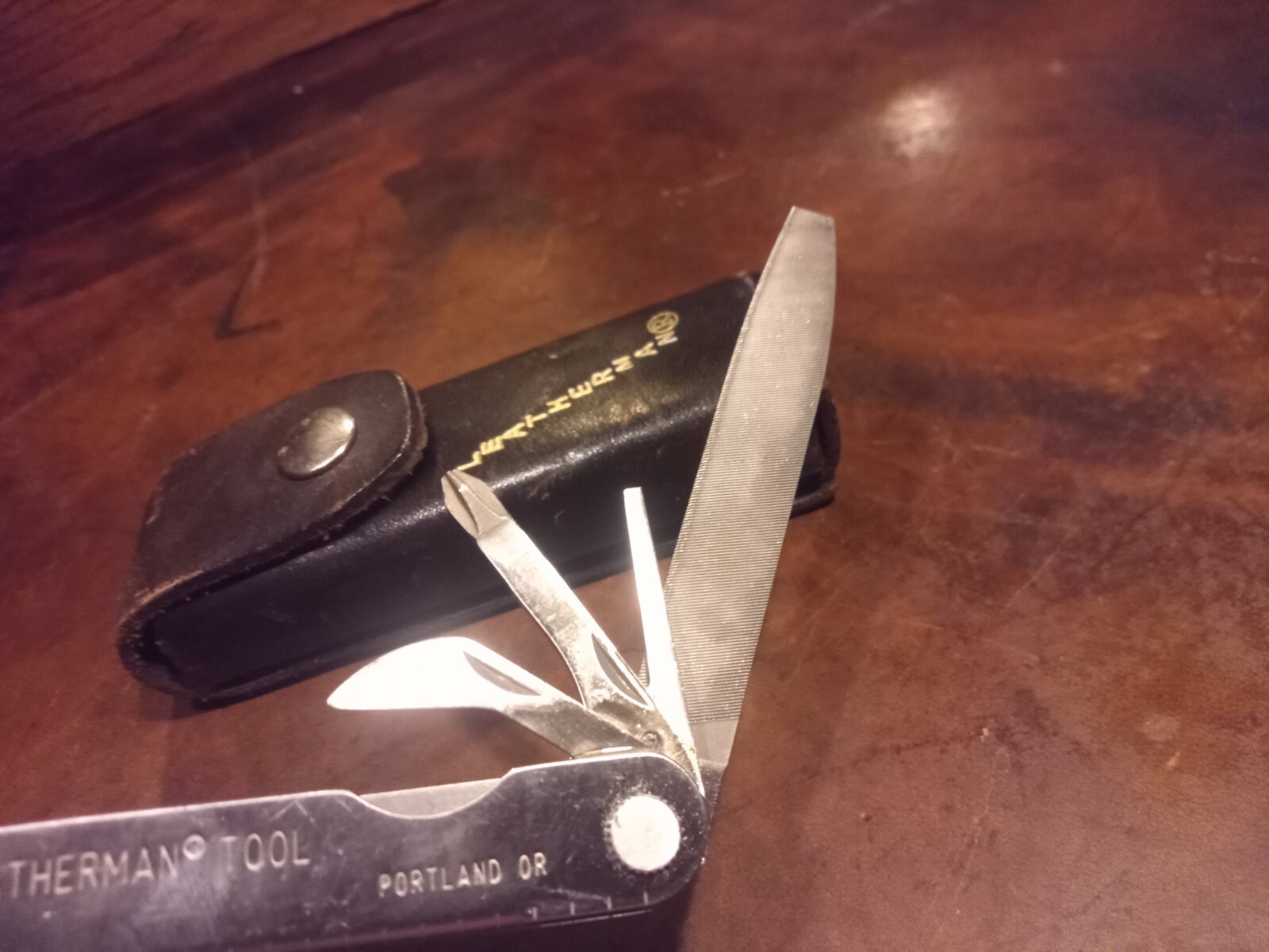 Original Leatherman PST Stainless, Date Code 0020, includes Leather Pouch