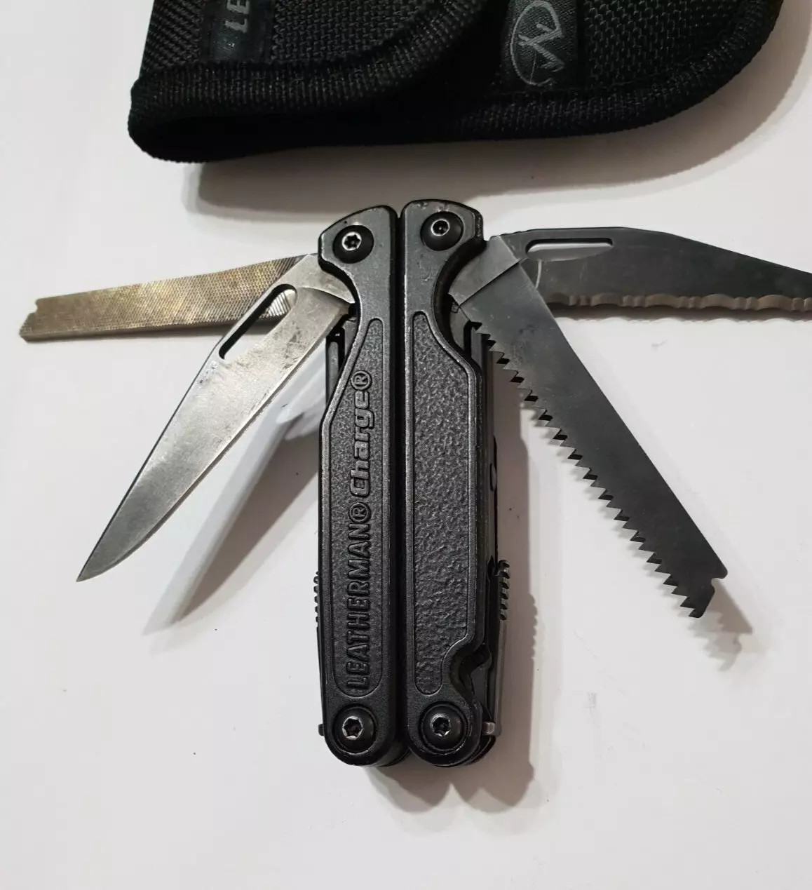🔥 Leatherman Charge XTi 2005 BO BlackOxide Titanium Gen 1 Cap Crimper Very Rare