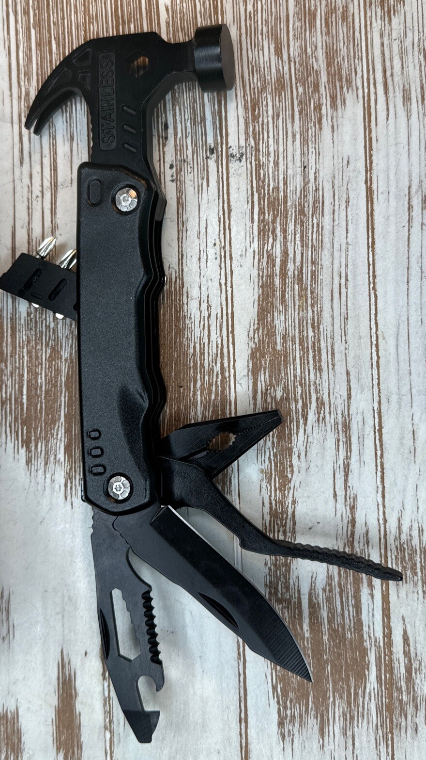 Multi Purpose Tool Kit Camping Emergency Survival Hammer Knife Etc Best Dad Ever