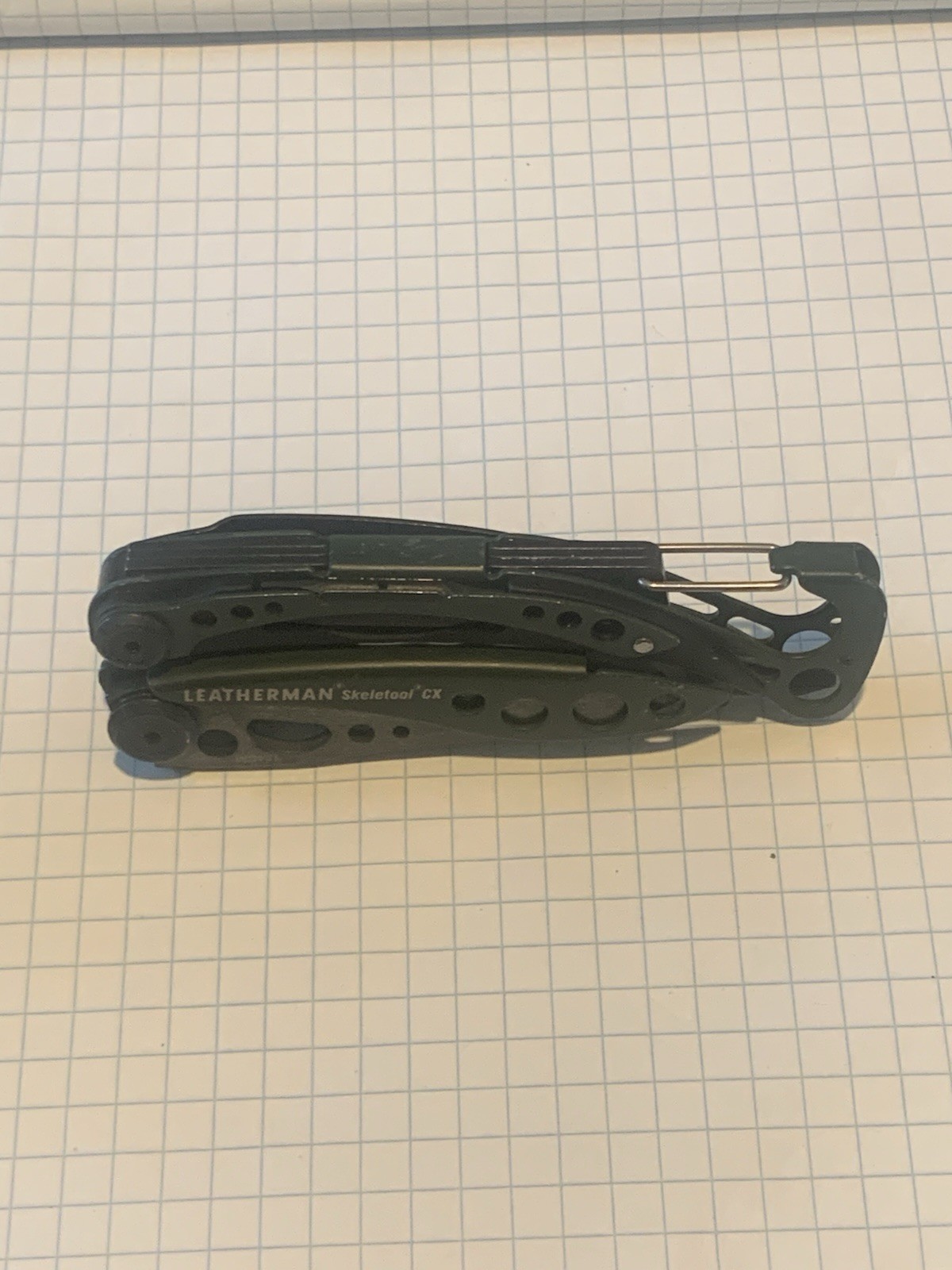 Leatherman Skeletool CX Multi Tool Plain Edge 154CM Blade Green Clean