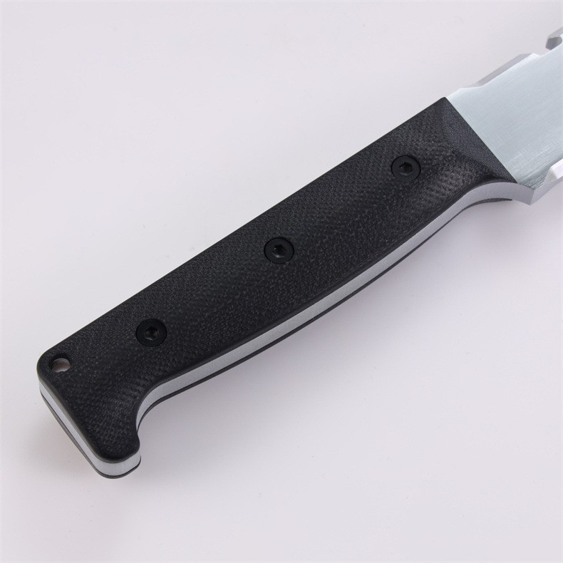 HRC55 High Hardness 440C+ Pry bar / Window Breaker G10 Handle