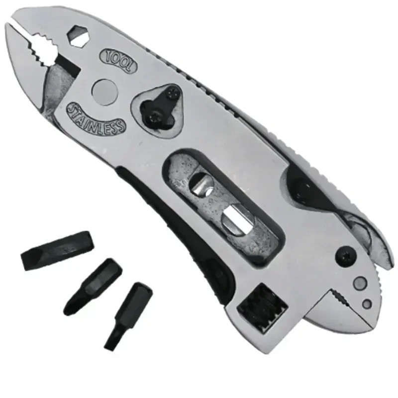 Adjustable Multi-Tool Knife EDC Gear Set Wrench, Screwdriver, Pliers Pocket Tool