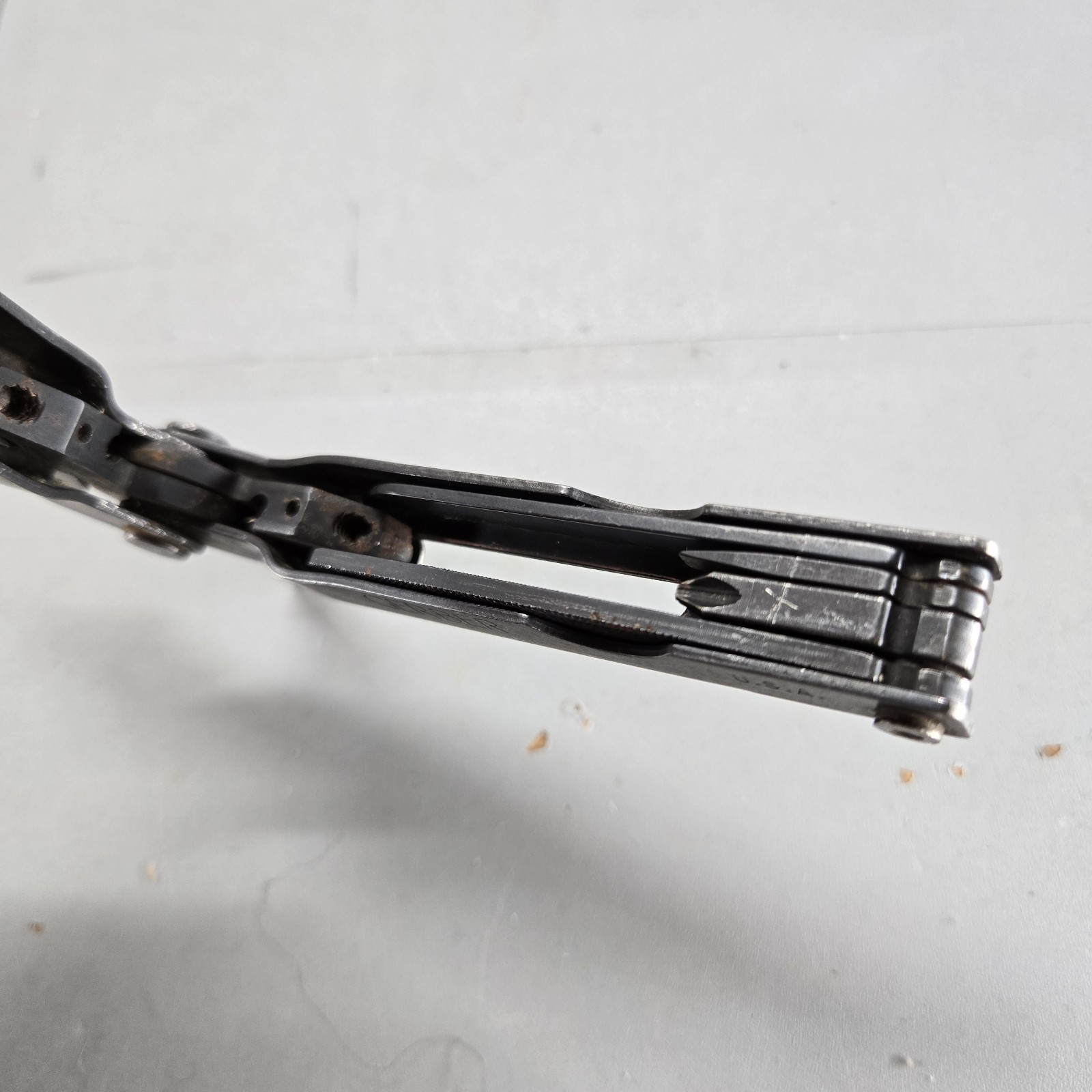 Vintage USA Gerber MultiTool Blunt Pliers Patent #5142721-#5212844 Stainless