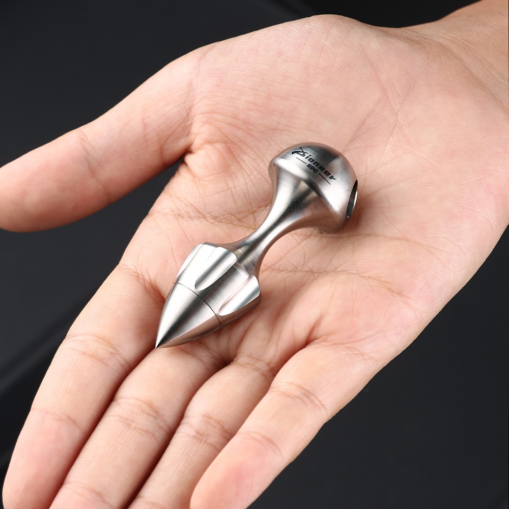 TC4 Titanium Alloy Waterproof Box keychain Necklace Pendant Outdoor EDC Tool