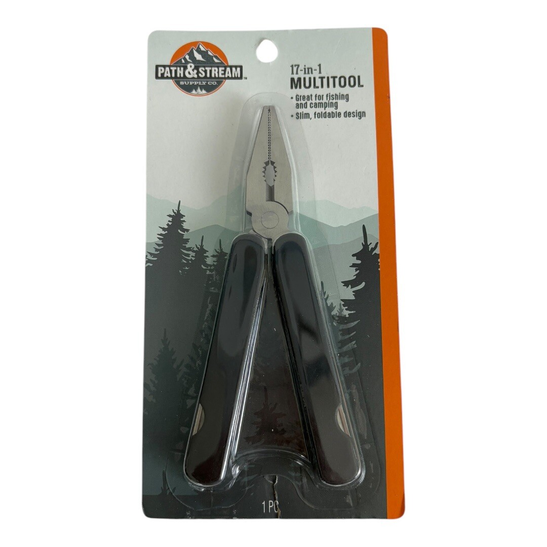 Multi Tool 17 In 1 Multi Tool Plier With Fishing Camping Slim Foldable NEW