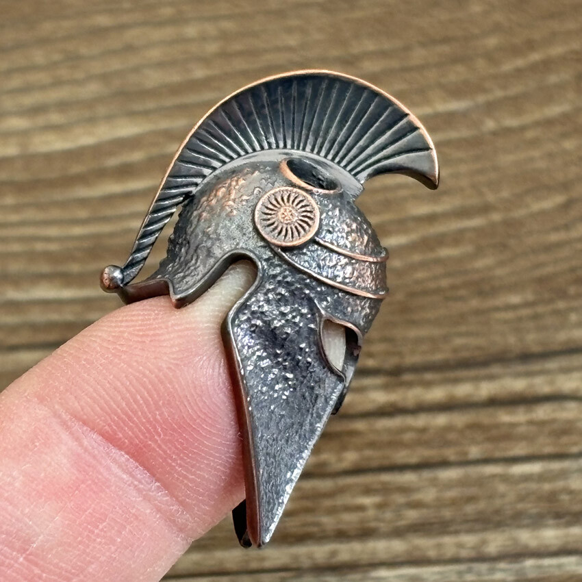 Sparta Copper EDC Knife Paracord Beads Rope Pendant Key Chain Zipper Pendant