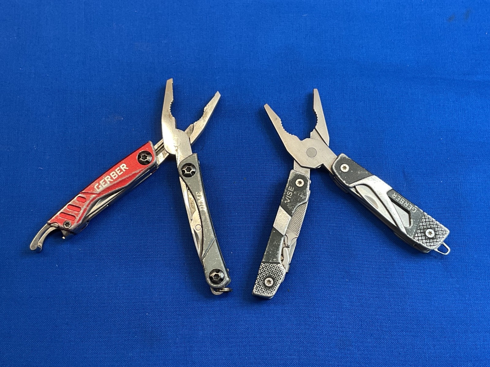 Gerber Dime and Vise Mini Multi Tool Knife Pliers Lot of 2 Tools