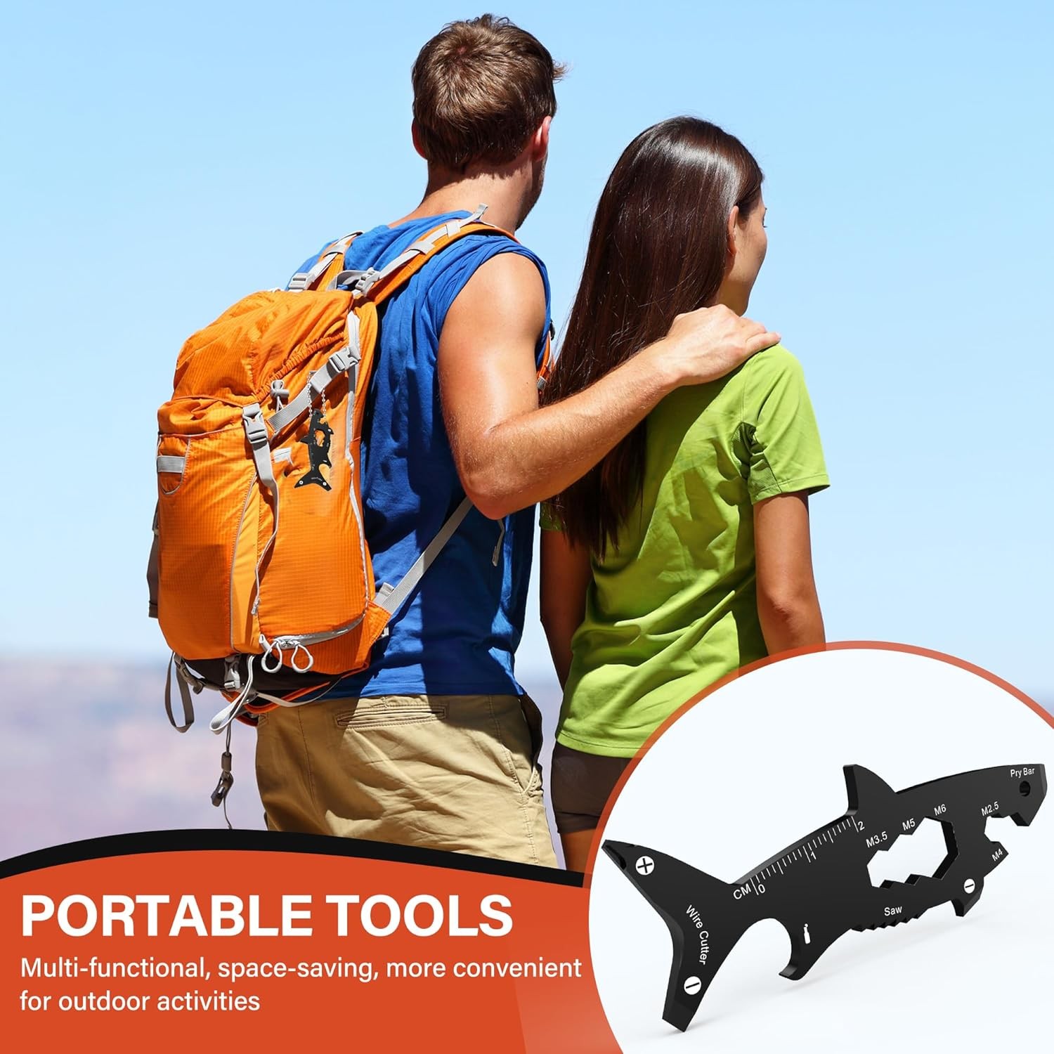 Fun Mens Gifts EDC Multitool – Unique Men Birthday Shark Gift, Novelty Christmas