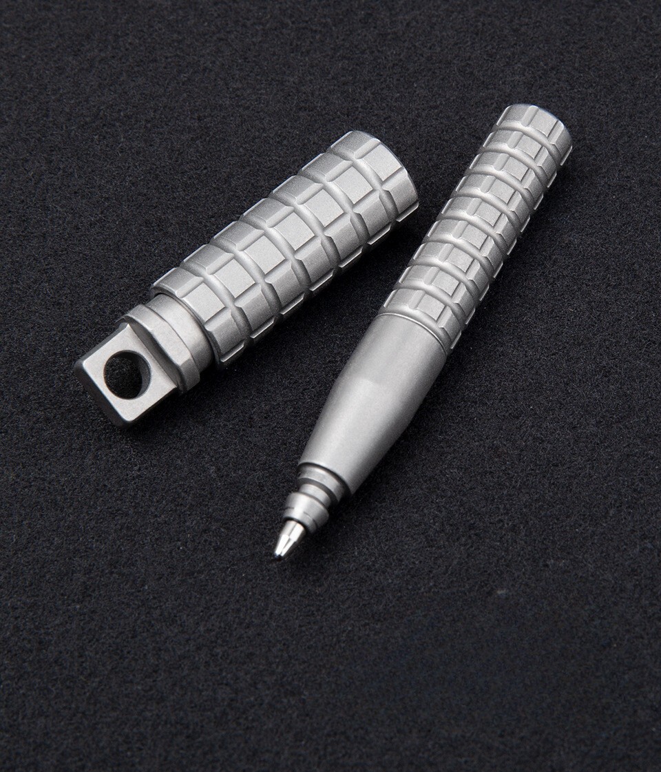 Titanium Pocket Ballpoint Pen Signature Pen Outdoor EDC Portable Writing Pen