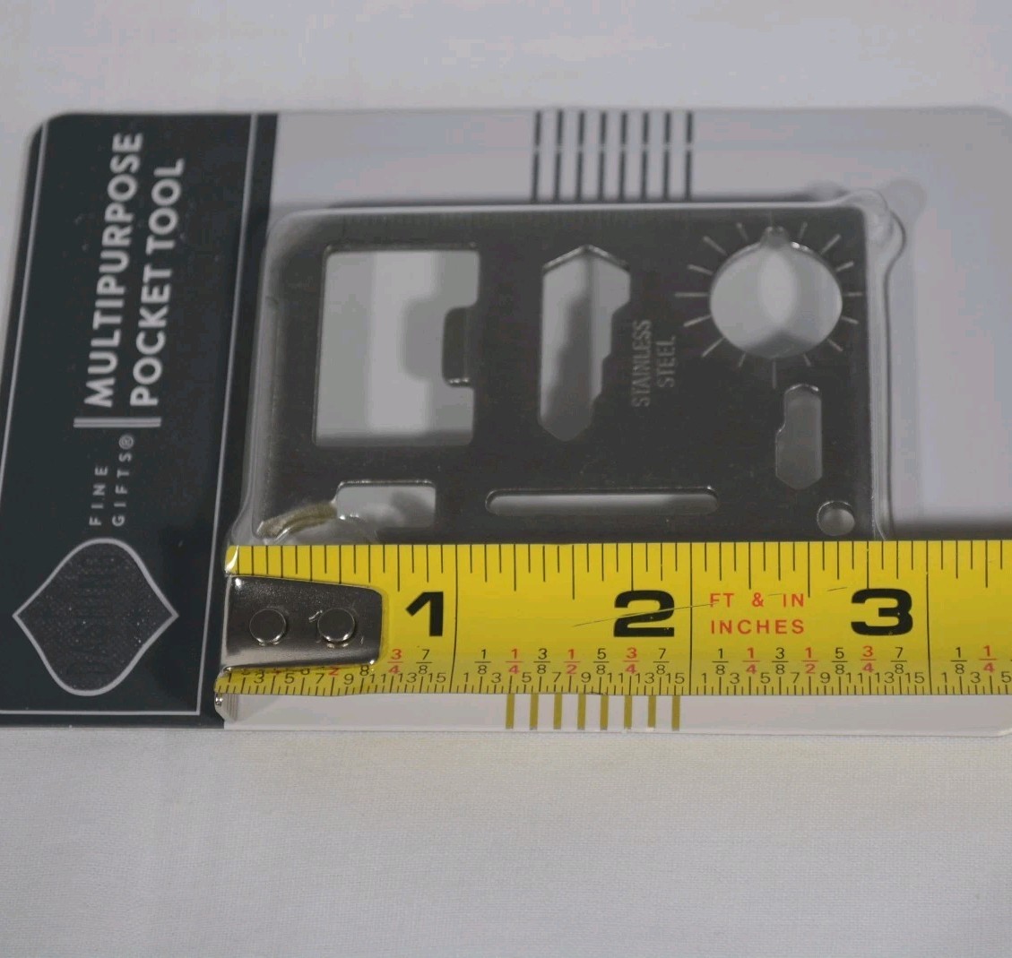 Multipurpose Multitool Stainless Steel Credit Card Tool Dashing Fine Gifts