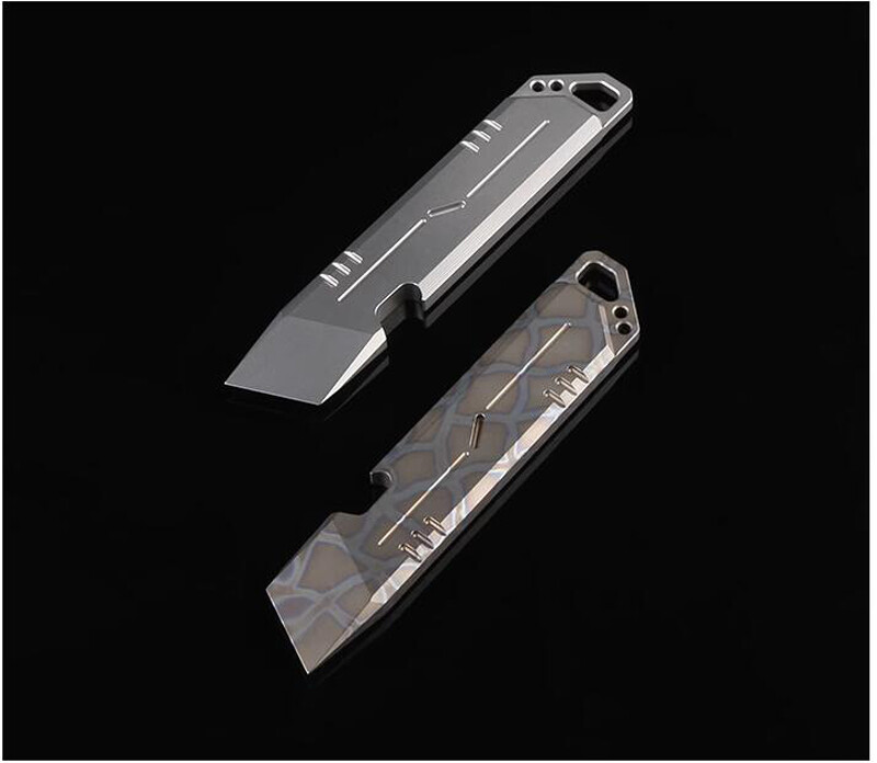 Titanium Crowbar Pry Bar Bottle Opener Open Box Outdoor Survival EDC Pocket Tool