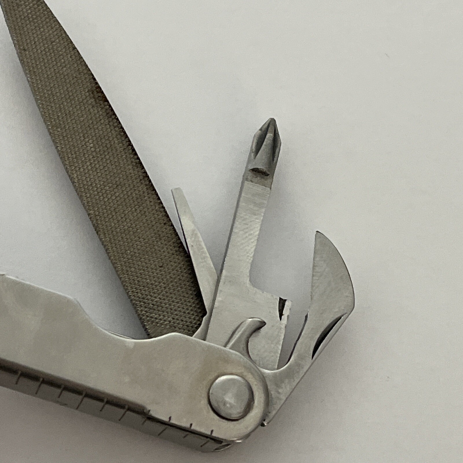 Leatherman PST Multi-Tool Big Letter Japan with Leather Case Excellent Condition