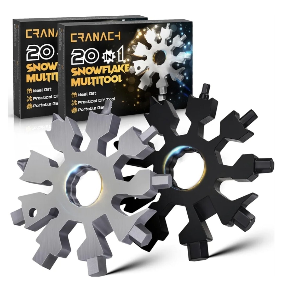 Snowflake Multitools – 20 in 1 Multi Tool – 2 Pack Set