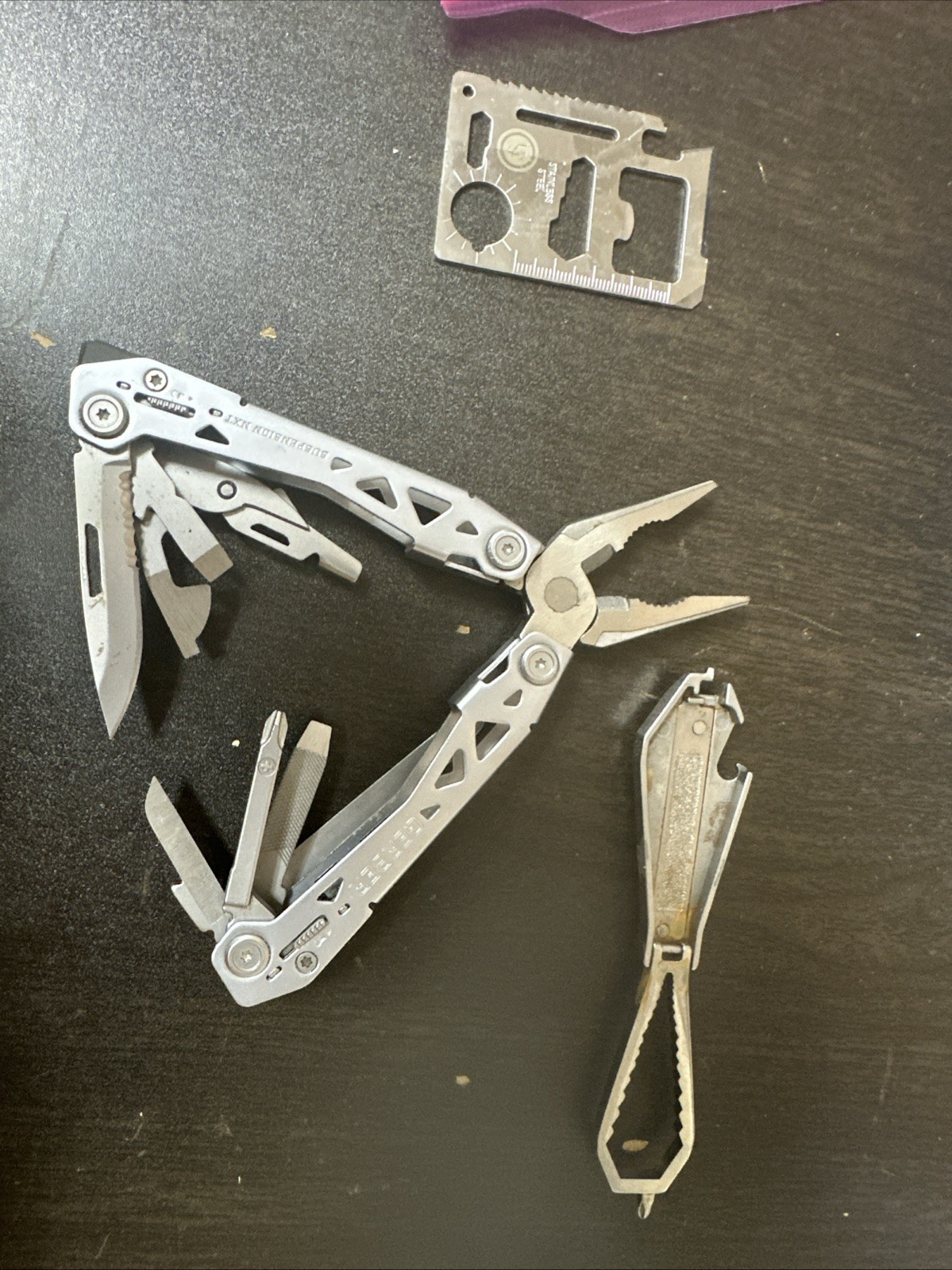 Gerber Suspension NXT Multi-Tool Swiss Tech Pocket Tool And Card Tool Stainless