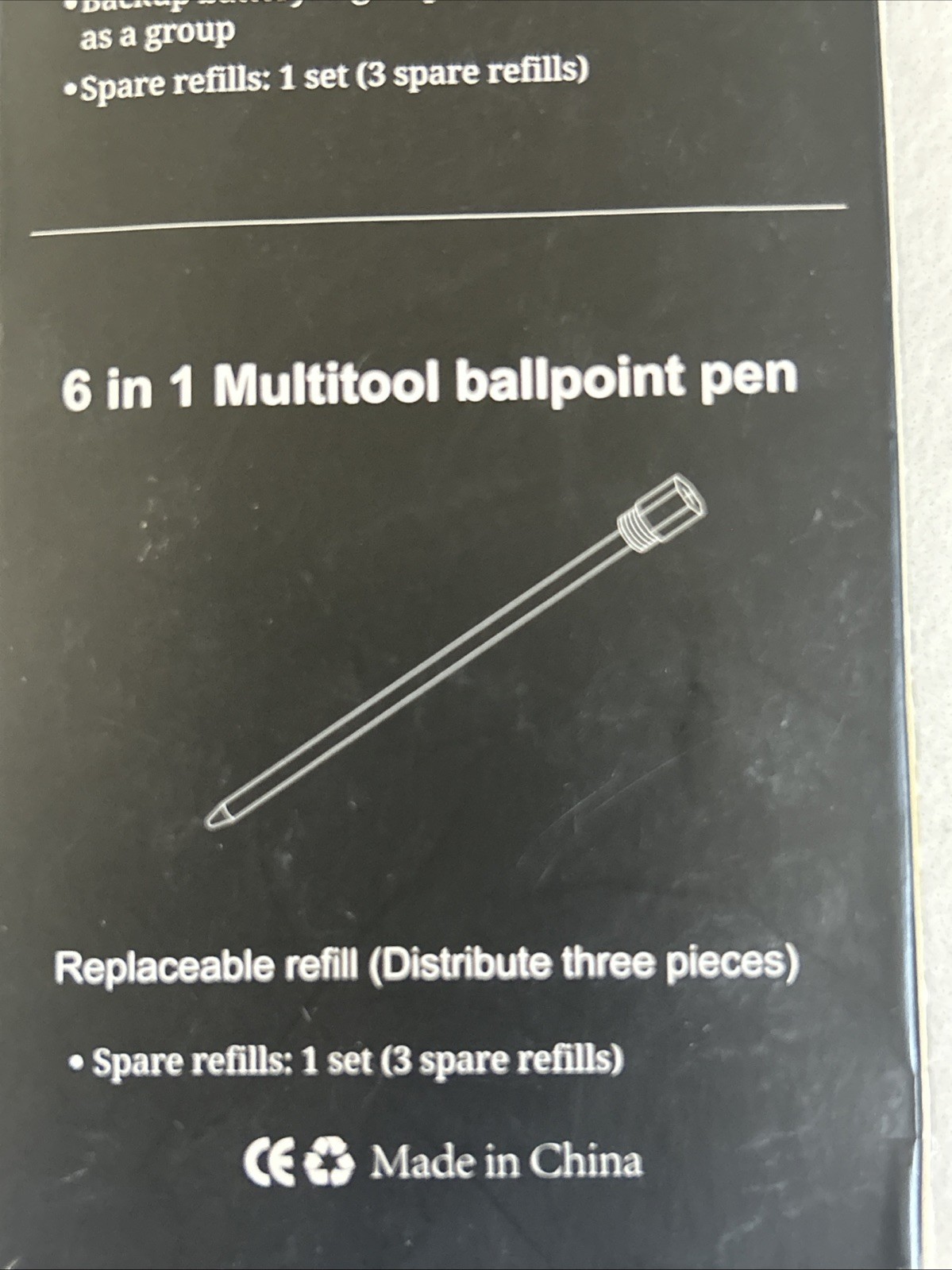 Multitool Pen with Flashlight/Tactical pen/bran new in box