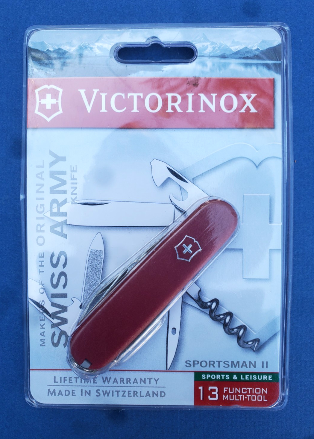 Victorinox Sportsman II Swiss Army Knife 13 Functions NEW IN PACKAGE Swiss Made