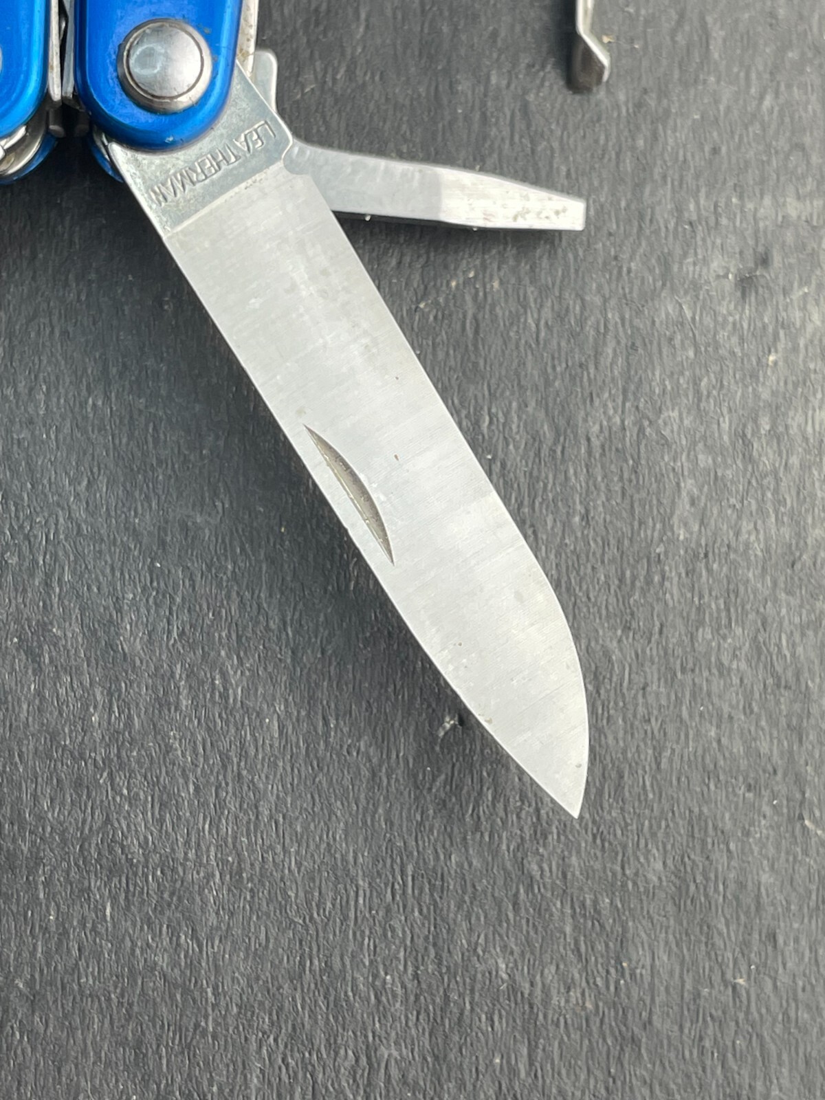 Leatherman Squirt S4 Stainless Steel Multitool Keychain – Blue